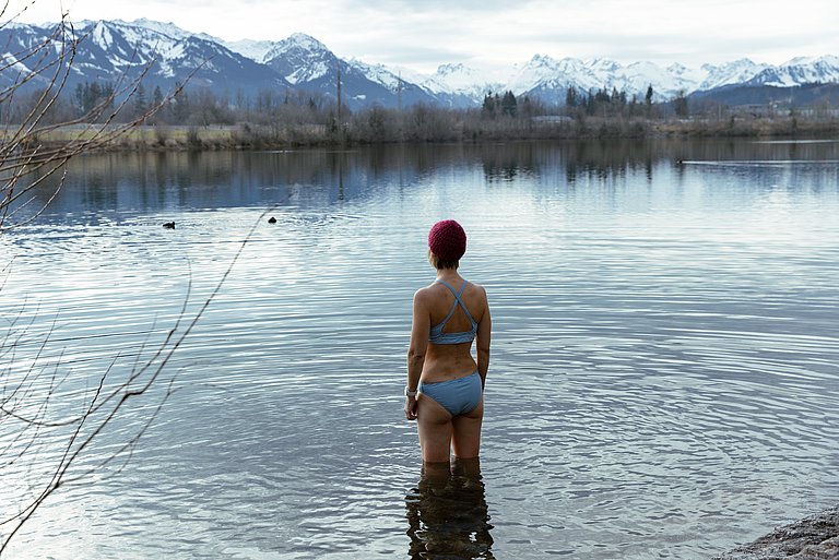 Eisbaden im Allgäu