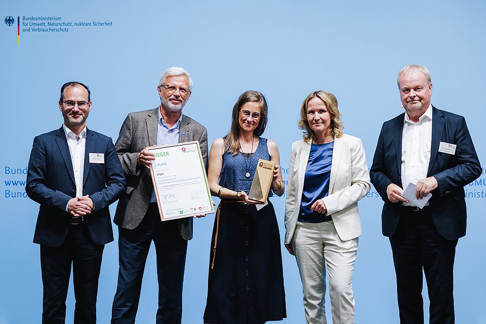 Preisverleihung 3. Platz für das Allgäu © BMUV, Christoph Wehrer