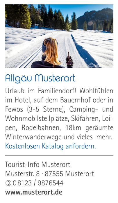 Allgäu Jumbostreifen Münchner Merkur / Musterfeld