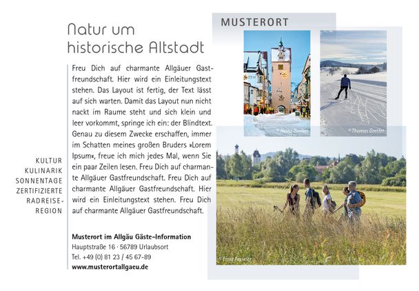 Mein Allgäu - Ort 1/2 Seite