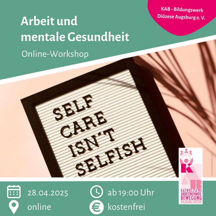 KAB - Arbiet und mentale Gesundheit, Online-Workshop