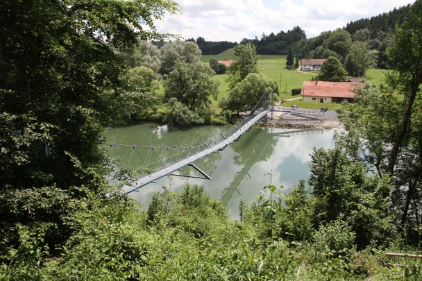 Illerdurchbruch Altusried Hängebrücke