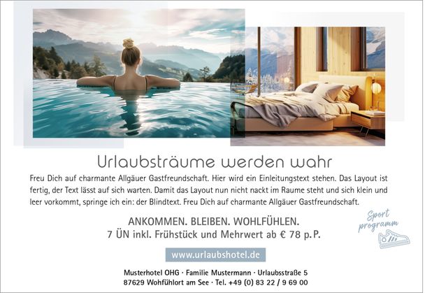 Mein Allgäu - Gastgeber 1/2 Seite