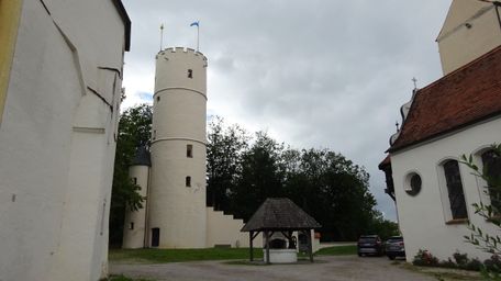 Filmlocation Mindelheim Burg, Innenhof