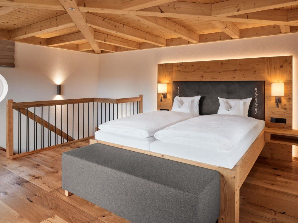 Hanusel Hof Wellness-Suite Schlafbereich