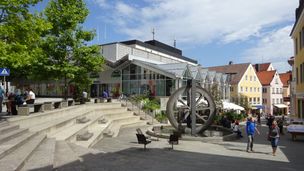 Filmlocation Innenstadt Kempten, bei Galeria Kaufhof