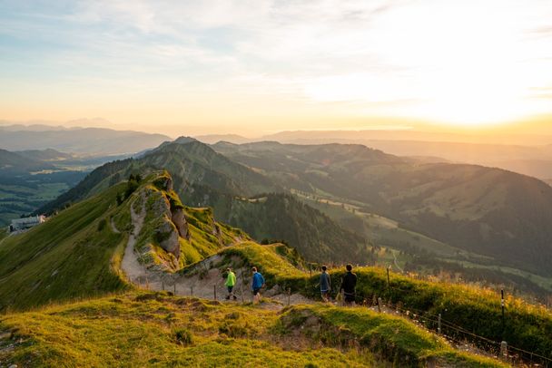 Wandern am Hochgrat_(c) Oberstaufen Tourismus - Leo Schindzielorz