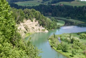 Filmlocation Illerdurchbruch Altusried, Blick auf Iller