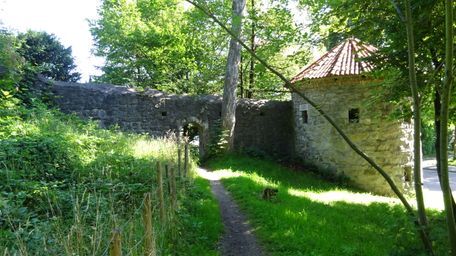 Filmlocation Kempten Burghalde Mauer