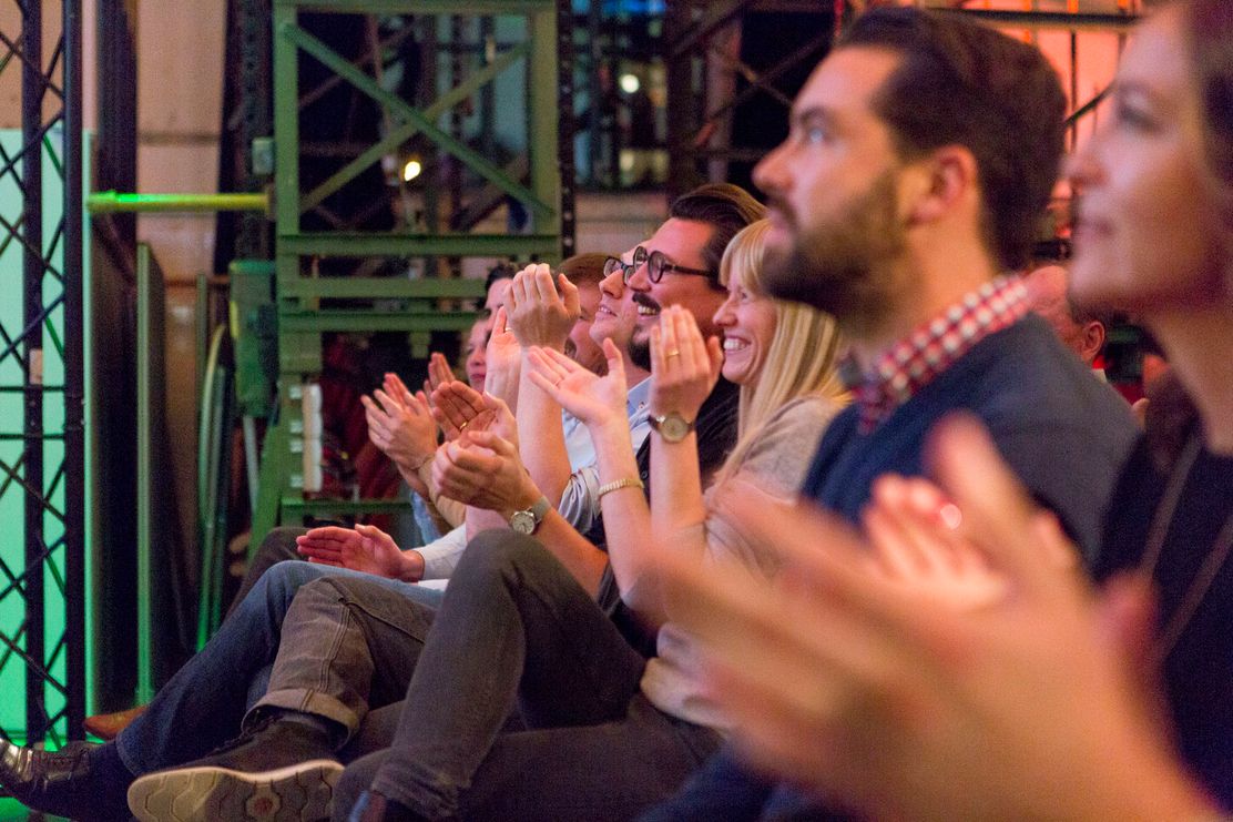 Gründung Gründerwochen Gründerbühne Publikum 2 Herbst 2017 © Allgäu GmbH, Philip Herzhoff