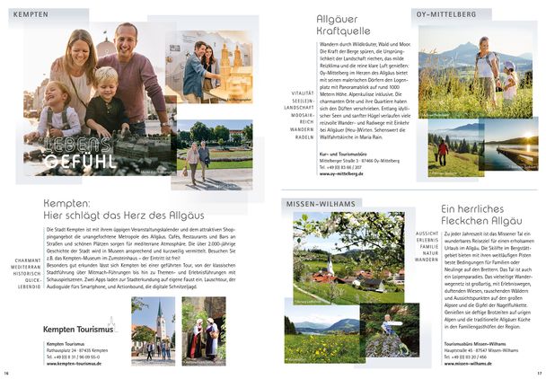 Mein Allgäu - Beispielseite