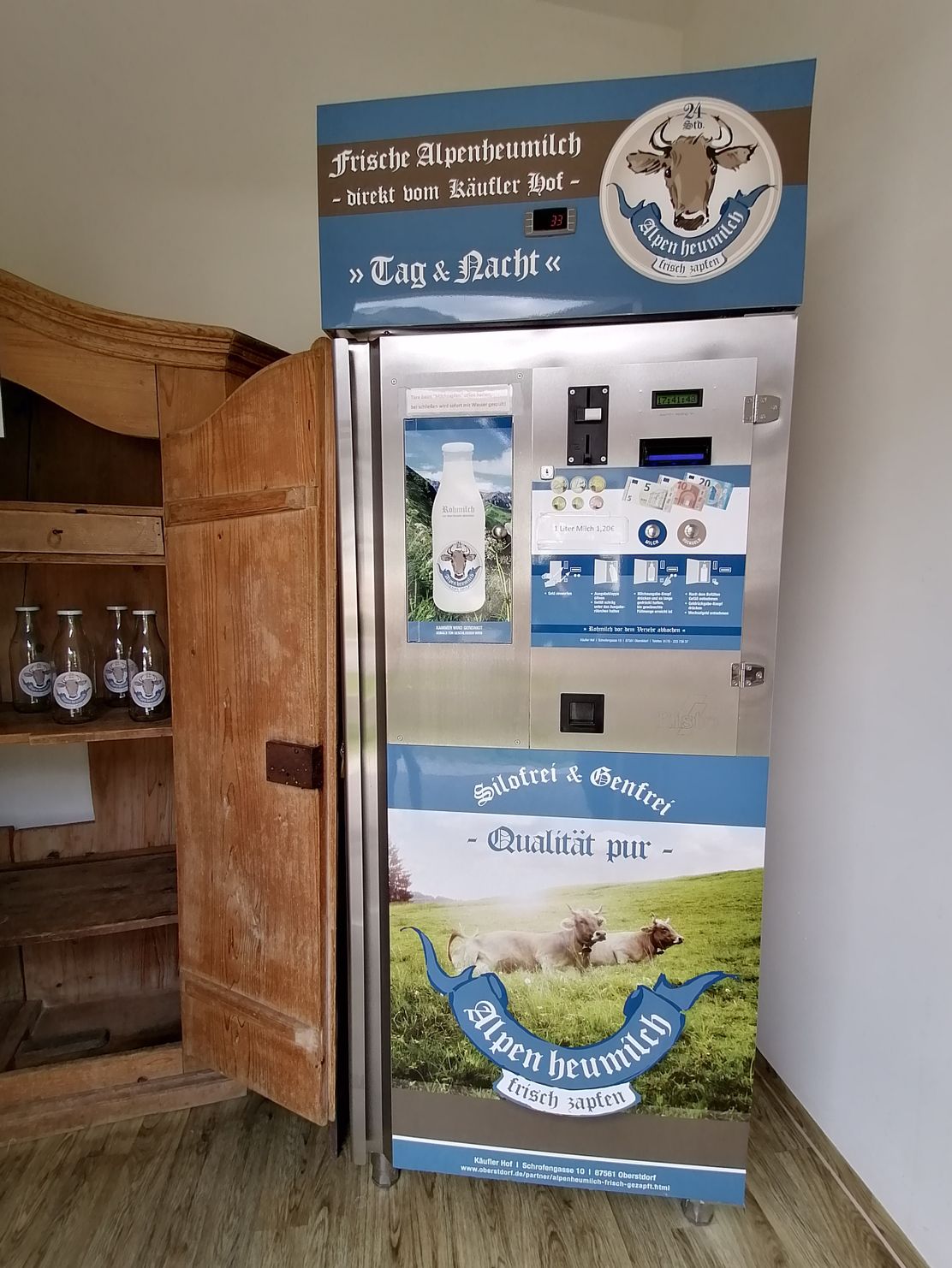 Alpenheumilchautomat Käufler