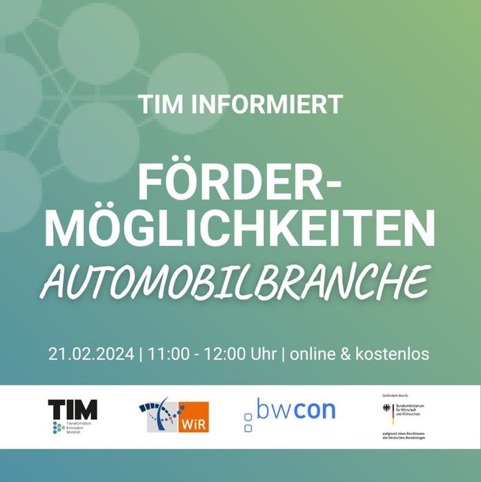 Fördermöglichkeiten für UN aus der Automobilbranche