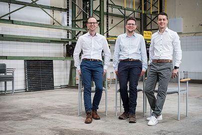 Die Gründer von FLECS: Patric Scholz, Samuel Greising, Alexander Reichert