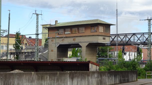 Memmingen Bahnhof Stellwerk